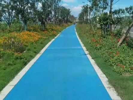 沥青路面改色