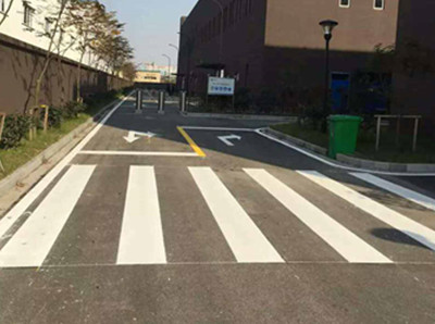 化工厂区划线