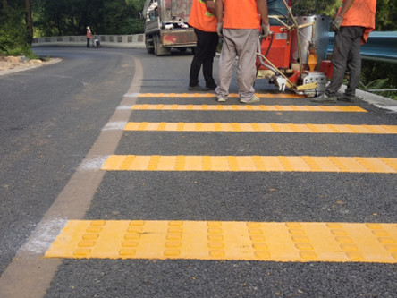 马路减速划线